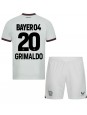 Bayer Leverkusen Alejandro Grimaldo #20 Venkovní dres pro děti 2023-24 Krátký Rukáv (+ trenýrky)